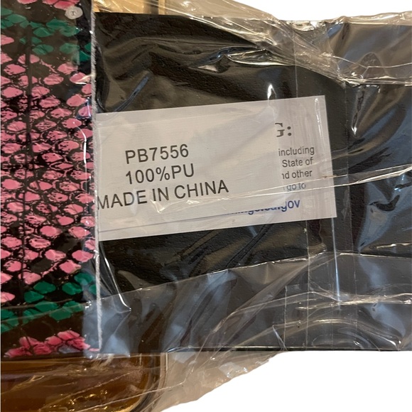 Wide snake print belt - Picture 6 of 6